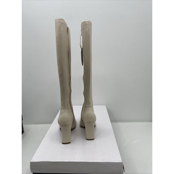 Alfani Womens Tristanne Ivory Knee-High Boots Shoes 5 Medium (B,M) Retail $169 - Picture 6 of 9